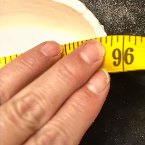 Fenton White Hobnail Double-Handled Pickle Dish Grape Leaf Ruffled Edges VTG MCM - Picture 8 of 10